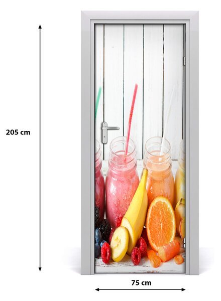 Autocolante pentru usi cocktail-uri colorate