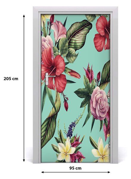 Autocolante pentru usi model Hawaii