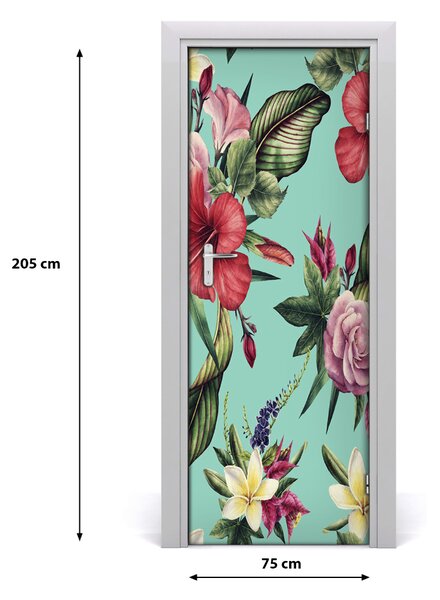Autocolante pentru usi model Hawaii