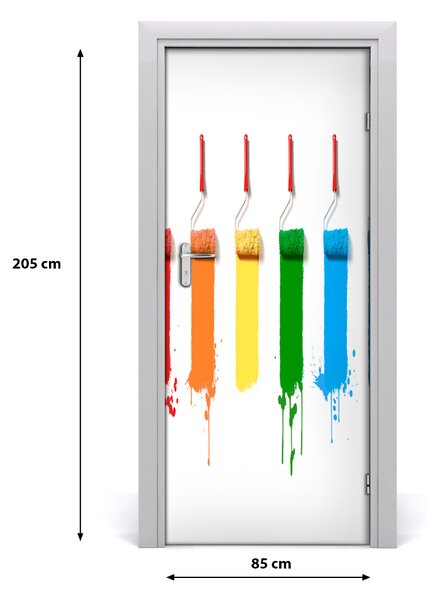 Autocolante pentru usi Paint role