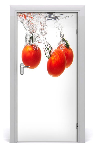 Autocolante pentru usi Tomatele sub apă