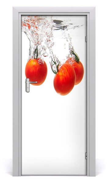 Autocolante pentru usi Tomatele sub apă