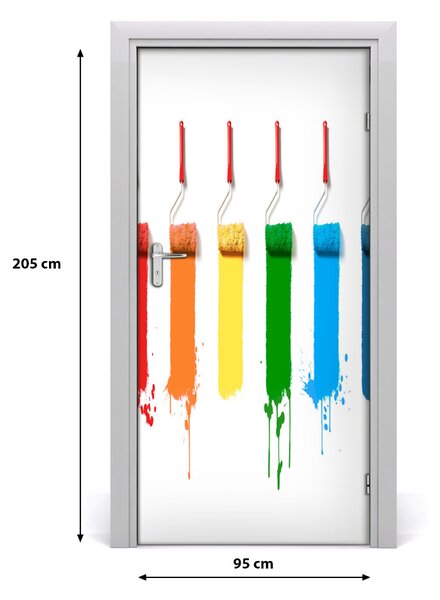 Autocolante pentru usi Paint role