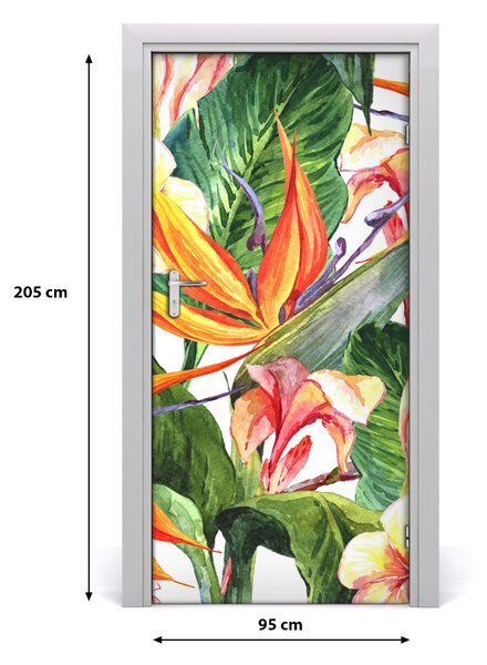 Autocolante pentru usi model Hawaii