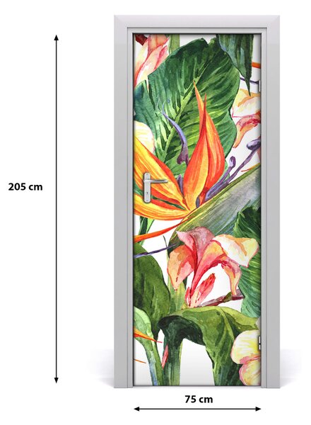 Autocolante pentru usi model Hawaii