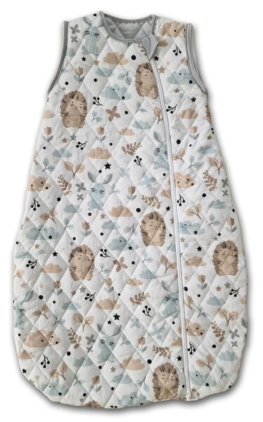 Sac de dormit copii matlasat cu maneci detasabile 1,5 tog Kidizi Hedgy Pals