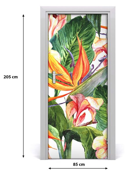 Autocolante pentru usi model Hawaii
