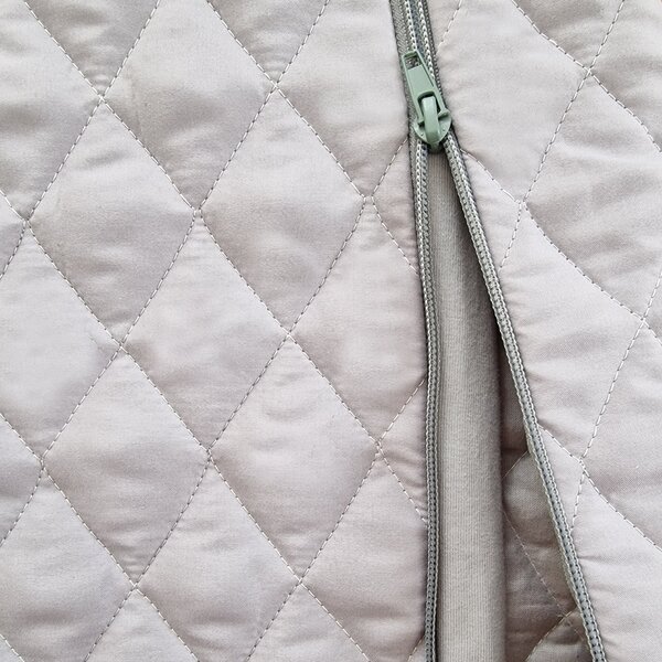 Sac de dormit copii matlasat cu maneci detasabile All Grey Kidizi 1.5 tog
