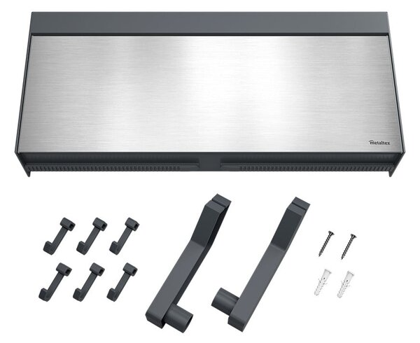 Suport de perete pentru prosoape de hârtie și folii de bucătărie Metaltex Tango Inox