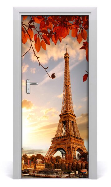 Autocolante pentru usi usa autoadeziv Turnul Eiffel