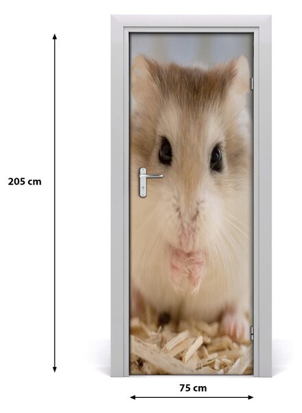 Autocolante pentru usi hamster de perete