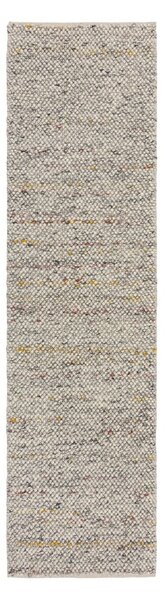 Covor tip traversă crem țesut manual din amestesc de lână 60x230 cm Minerals – Flair Rugs