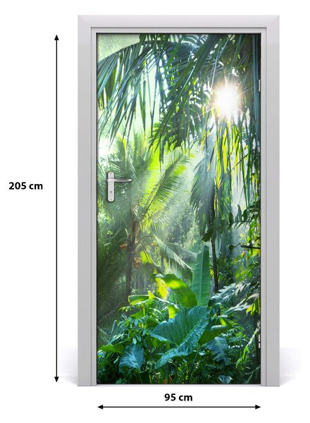 Autocolante pentru usi uşă Jungle