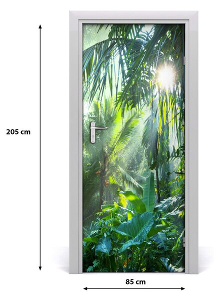 Autocolante pentru usi uşă Jungle