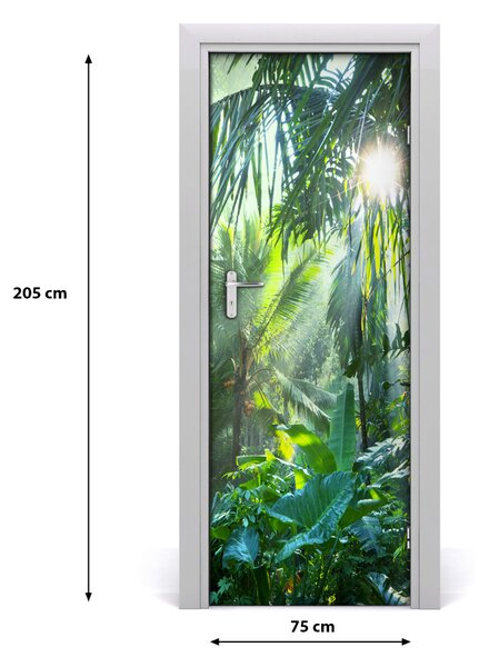Autocolante pentru usi uşă Jungle