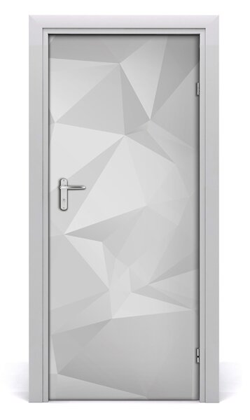 Autocolante pentru usi Autocolant DOOR adeziv triunghiuri Abstract