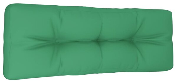 Pernă de paleți, verde, 120x40x12 cm, material textil