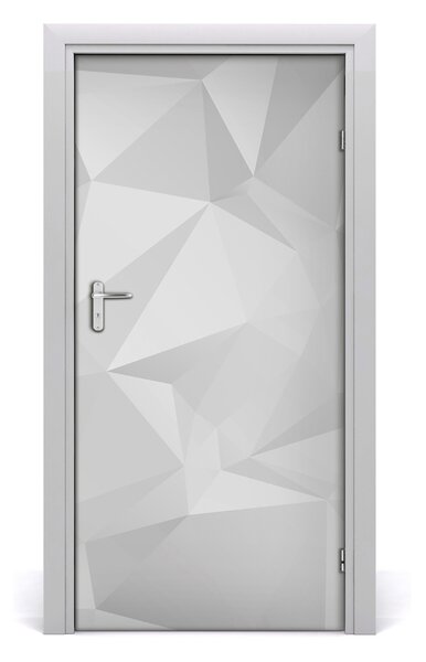 Autocolante pentru usi Autocolant DOOR adeziv triunghiuri Abstract