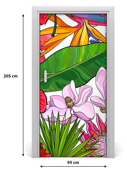 Autocolante pentru usi model Hawaii