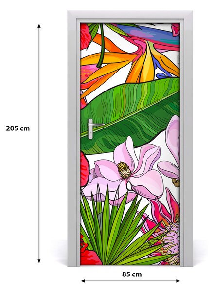 Autocolante pentru usi model Hawaii