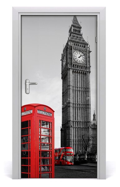 Autocolante pentru usi Ușă autoadeziv pe Big Ben, Londra