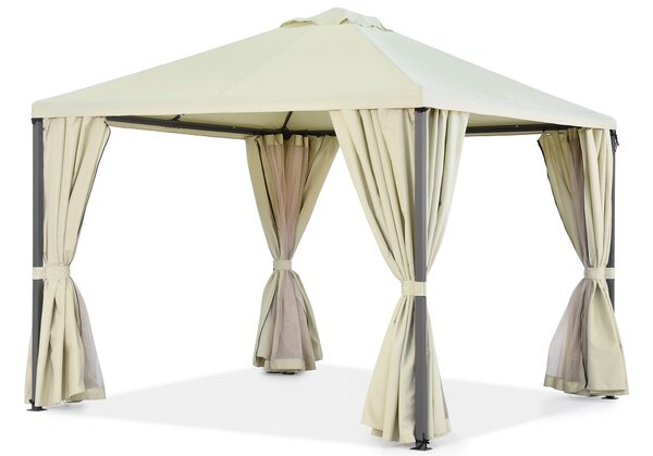 Pavilion de grădină bej Madrid 3 x 3m Garden Point Premium