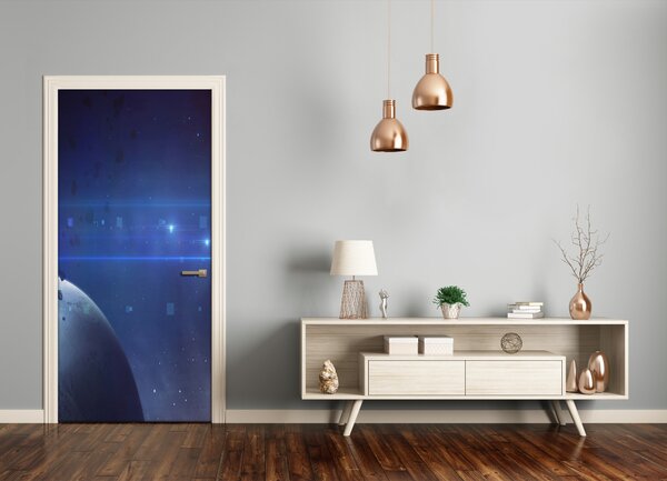 Autocolante pentru usi Spaceship ușă autoadeziv