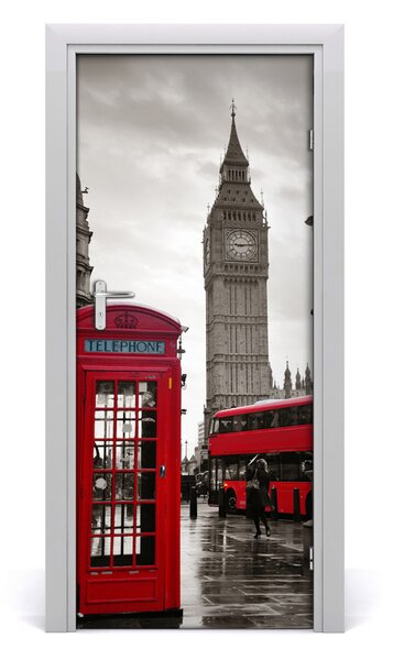 Autocolante pentru usi Ușă autoadeziv pe Big Ben, Londra