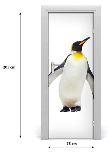 Autocolante pentru usi perete Penguin