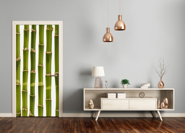 Autocolante pentru usi Bamboo ușă