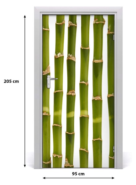 Autocolante pentru usi Bamboo ușă