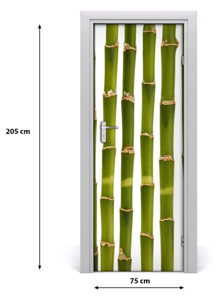 Autocolante pentru usi Bamboo ușă
