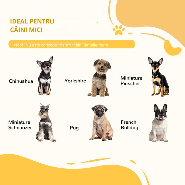 PawHut Barieră Pliabilă pentru Câini cu 3 Secțiuni din Lemn și Picioare, 154,5x29,5x61 cm, Cafeniu | Aosom Romania