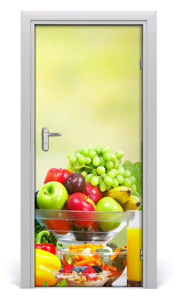 Autocolante pentru usi Legume si fructe