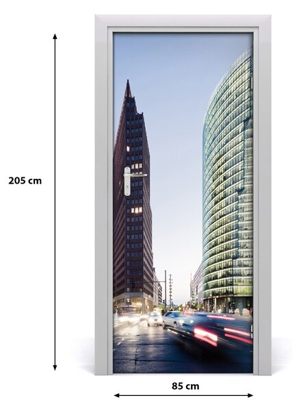 Autocolante pentru usi Skyscraper ușă autoadezive