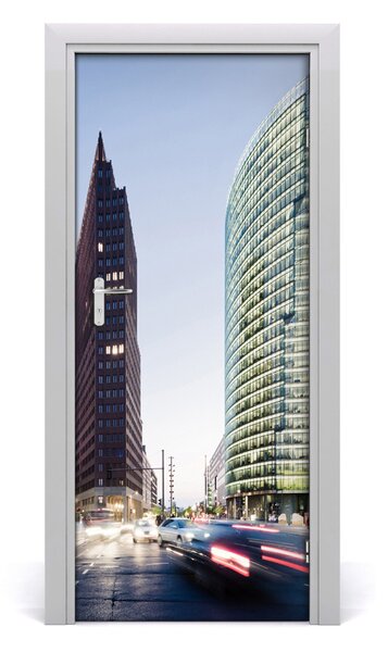 Autocolante pentru usi Skyscraper ușă autoadezive