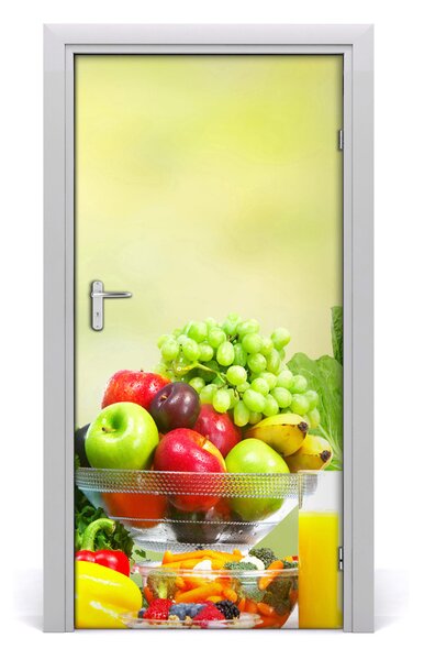 Autocolante pentru usi Legume si fructe
