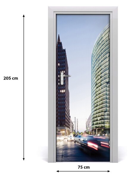 Autocolante pentru usi Skyscraper ușă autoadezive