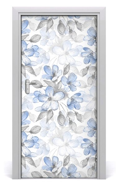 Autocolante pentru usi model floral