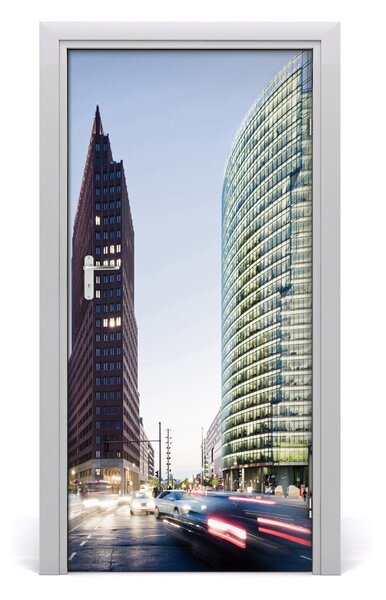 Autocolante pentru usi Skyscraper ușă autoadezive