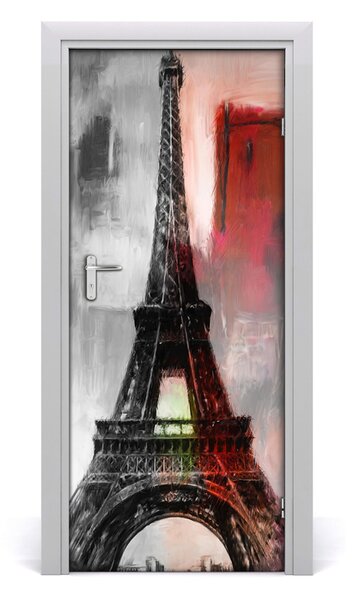 Autocolante pentru usi usa autoadeziv Turnul Eiffel
