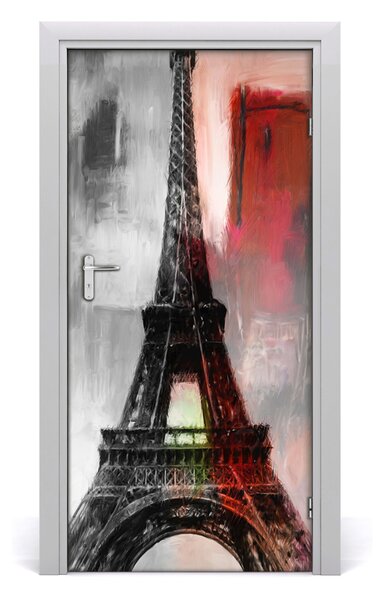 Autocolante pentru usi usa autoadeziv Turnul Eiffel