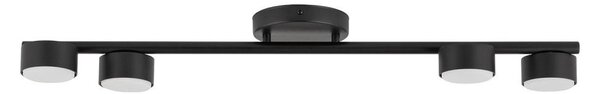 Spot PUNTO 4xGX53/12W/230V negru