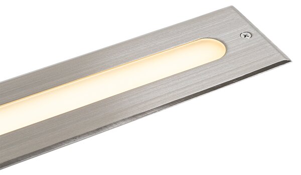 Set de 2 spoturi moderne de sol din oțel 50 cm, inclusiv LED IP65 - Eline