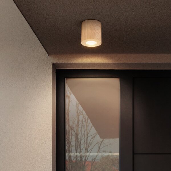 Spot pentru baie Brilagi MIA 1xGU10/30W/230V 84x80 mm decor stejar IP44