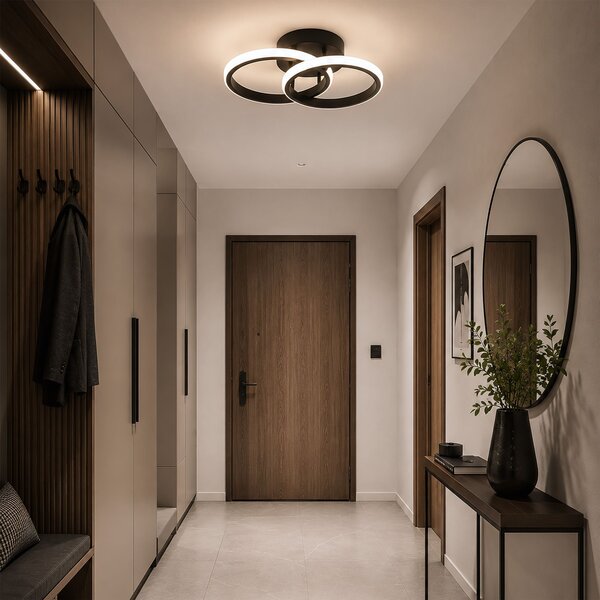 Lampă de plafon LED LHJ121-C Neagră