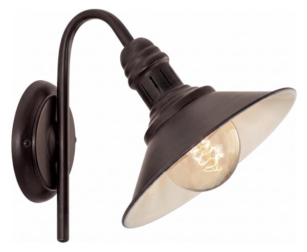 Brilagi - Lampă de perete FORGE 1xE27/60W/230V maro