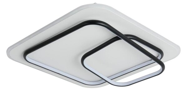 Brilagi - Plafonieră LED dimabilă FLARE LED/81W/230V 50x50 cm alb/negru + telecomandă