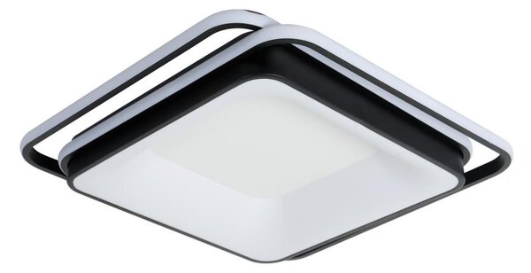 Brilagi - plafonieră LED dimmabilă FLARE LED/102W/230V 50x50 cm neagră + telecomandă