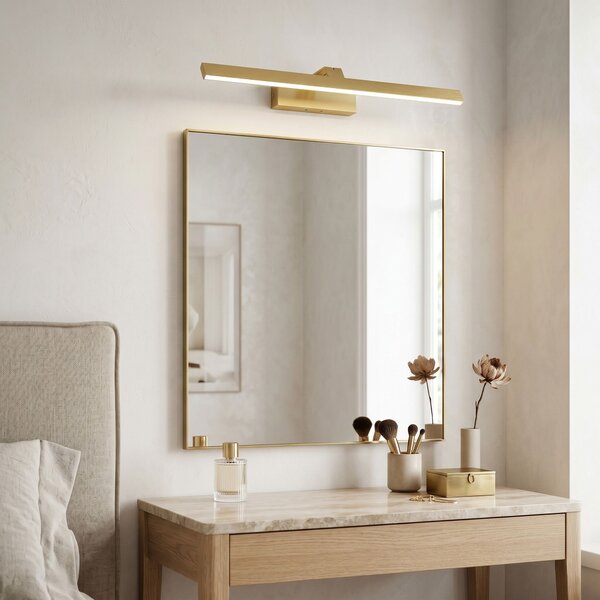 Aplică LED pentru baie SWE008-1W 58cm BRUSH GOLD